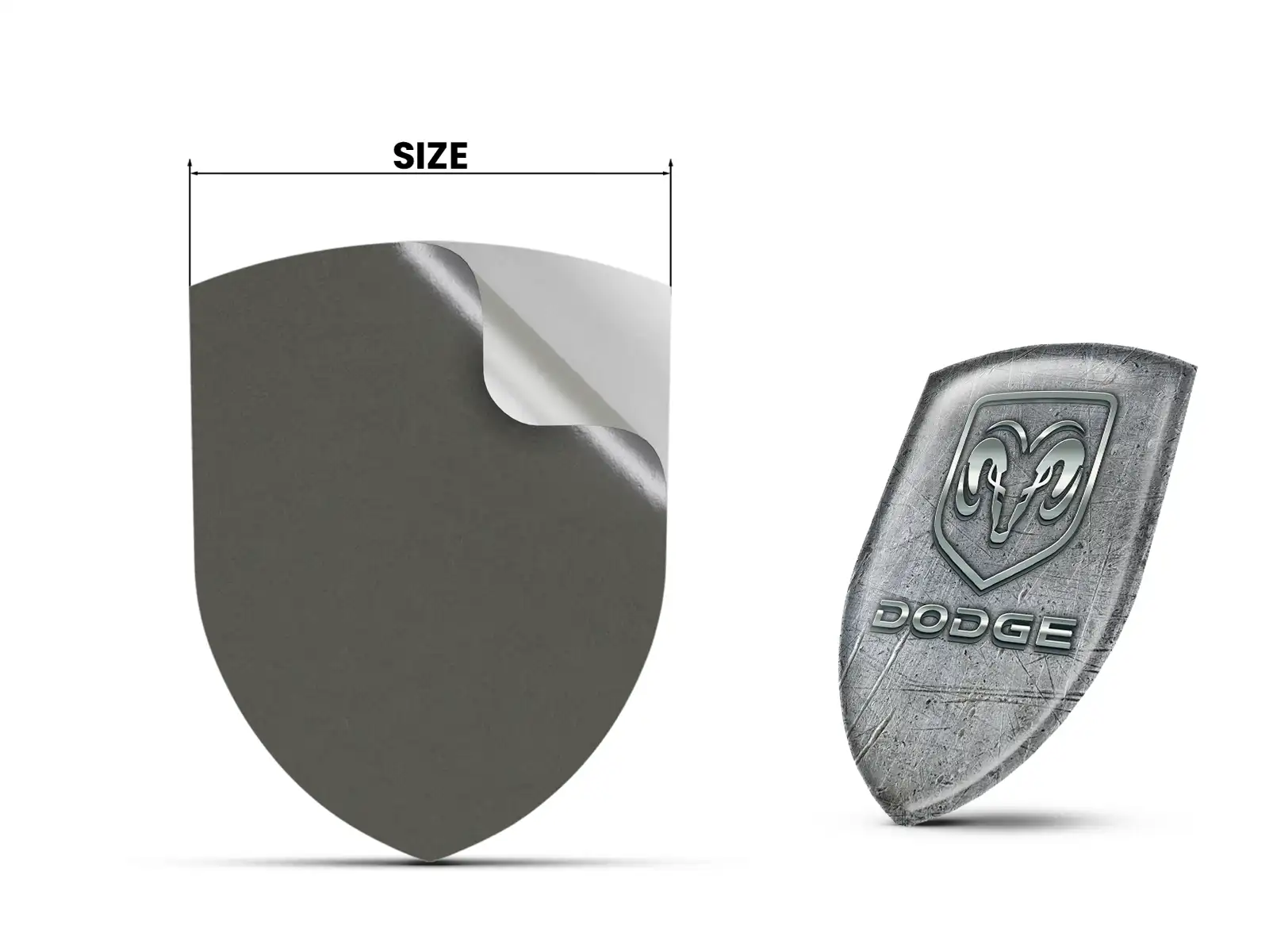Dodge Parabrisas Pegatina Resistente Alta Calidad Profesional